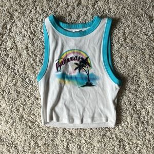 Unworn summer garage crop top